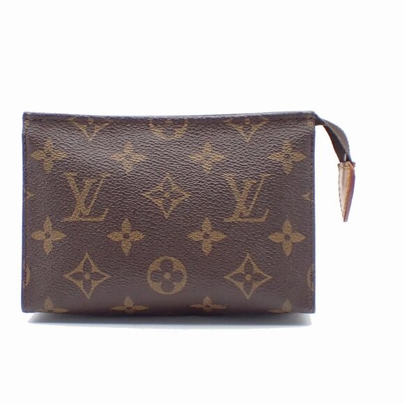 LOUIS VUITTON Poche Toilette 15 Clutch Pouch Bag Monogram Leather M47546 02CA005 - Picture 1 of 16